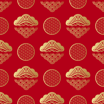 Beautiful japanese seamless  pattern