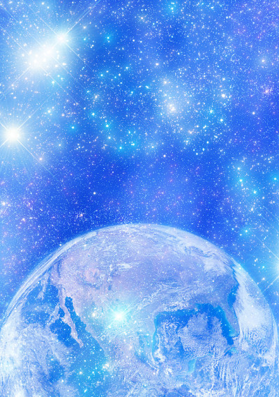 地球与生动的宇宙