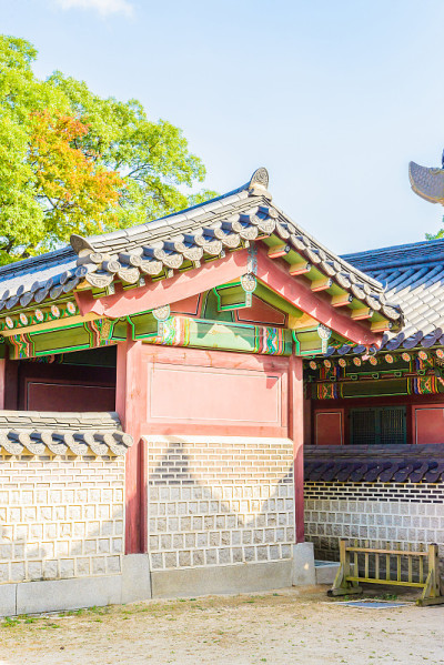 韩国首尔昌德宫的建筑