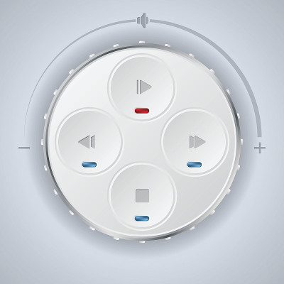 简化汽车音响仪表