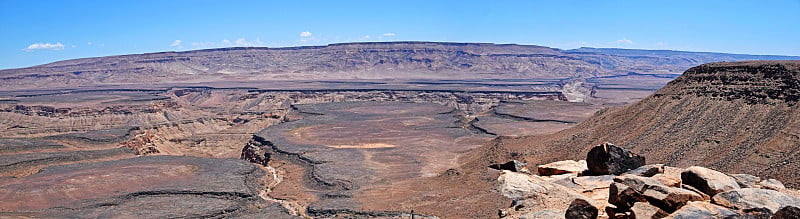 纳米比亚的鱼河峡谷