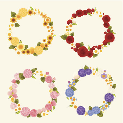 香花圈卡片