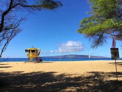 黄昏时分的“Makena Big Beach”