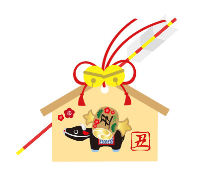 Eda牛Figs插图矢量牛图日本。矢量图