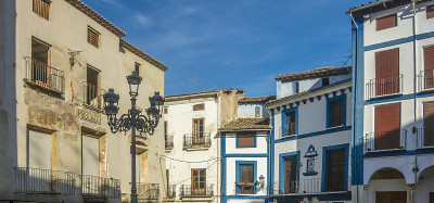 古老建筑，Xativa，西班牙