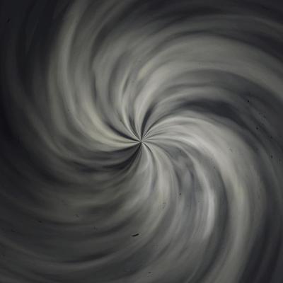 抽象烟雾在螺旋中旋转的插图