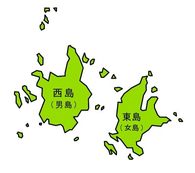 竹岛的地图