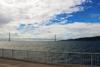 明石海峡上的明石海峡大桥
