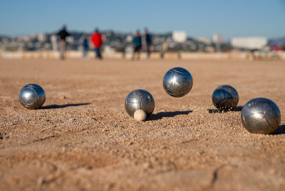 Petanque，传统的法国球类游戏