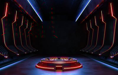 抽象背景，未来底座的产品介绍。