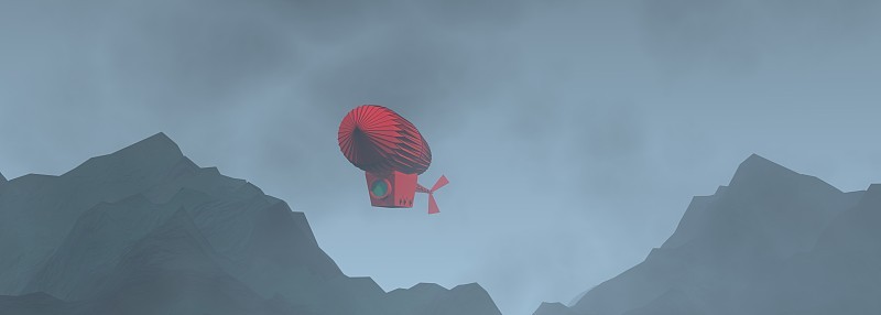 山抽象的景观