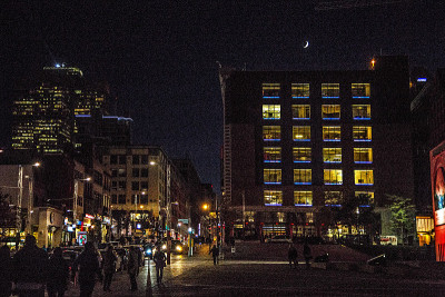 蒙特利尔夜间