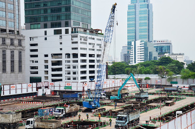 泰国建筑工地