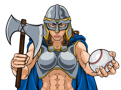 维京特洛伊凯尔特人骑士棒球勇士女人