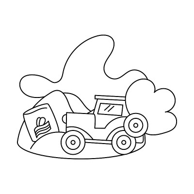 传统的哥伦比亚卡车