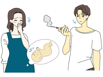 吸烟的男人和讨厌女人