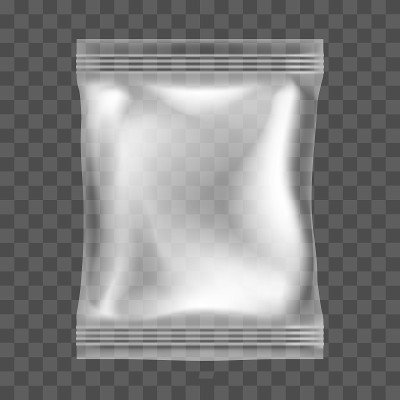 Transparent bag for food