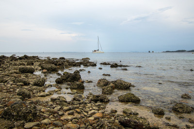 全武里省著名的海上景点高兰的风景。