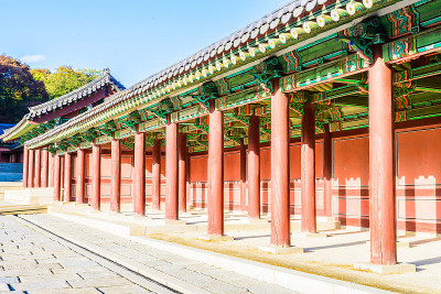 韩国首尔昌德宫的建筑