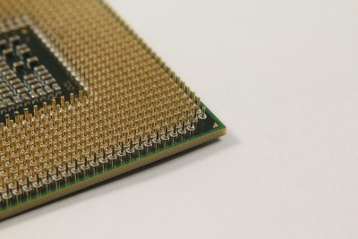 处理器cpu近距离为电脑pc和笔记本宏cpu拍照
