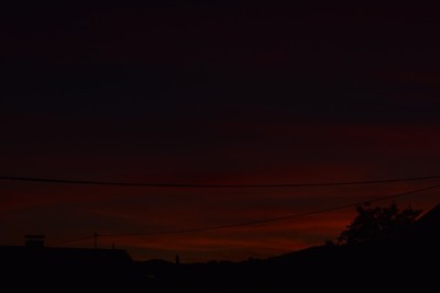 日落的天空