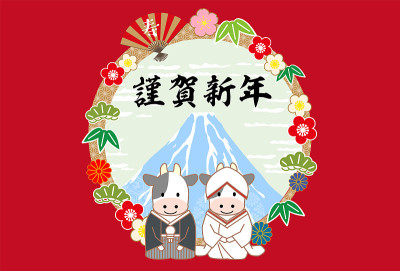 2021年的牛年——日本民间艺术图案的牛