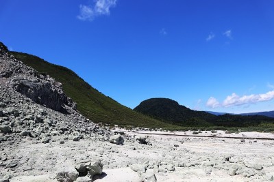 日本北海道的火山
