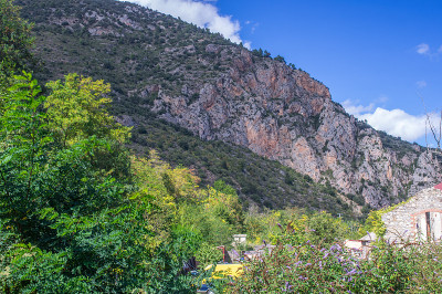 Conflent的Villafranche de Conflent风景