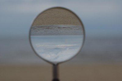 夏日，波罗的海里加海湾的海滨