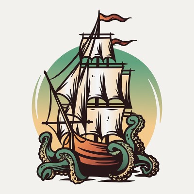 海船和海怪，旅游癖