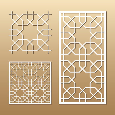 Laser cut vector panel