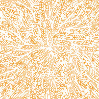 Cereal field pattern background. Ears of wheat. Ag