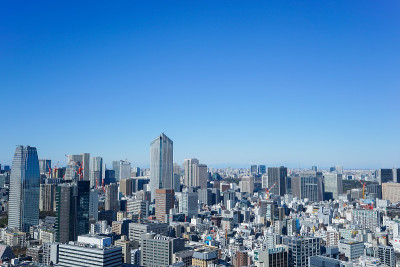 日本东京的全景