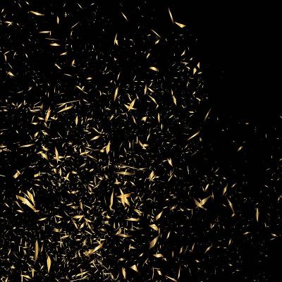 gold sequins, dark background, seamless pattern, v