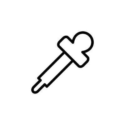 吸管图标。移动概念和web应用程序的极简图标元素。细线图标用于网站设计和开发，应用程序开发