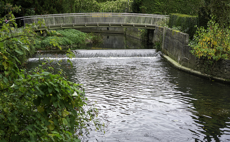 The Tolka River in Dublin Ireland.