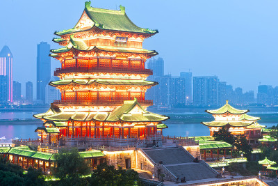 南昌滕王阁夜景