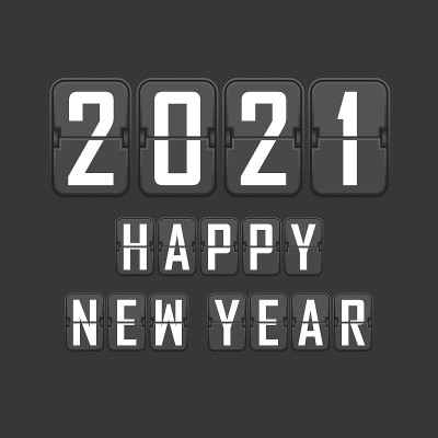 2021年新年快乐。