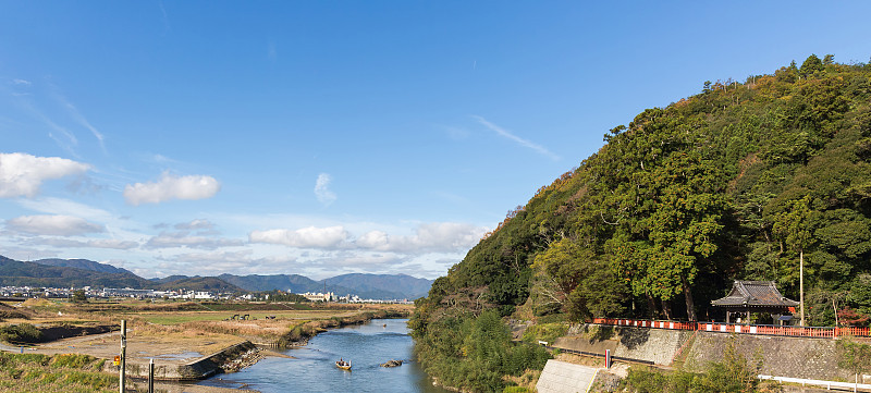 Arashiyama的Hozugawa河