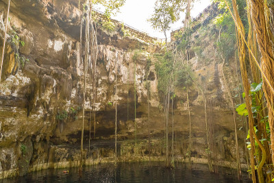 圣洛伦佐·奥克斯曼爵士。Valladolid Cenotes。尤卡坦半岛。墨西哥