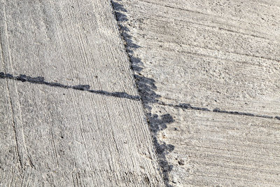 公路的一部分是混凝土