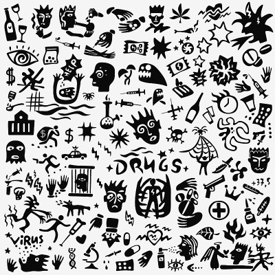 毒品,犯罪涂鸦