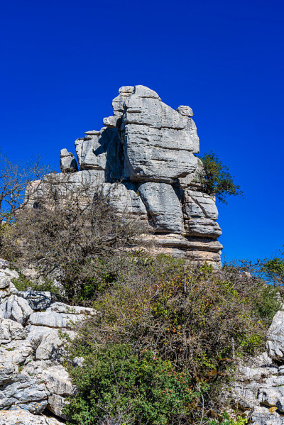 El Torcal de Antequera, Andalusia, Spain，在Antequer