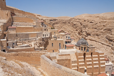 犹太沙漠中的希腊东正教修道院Mar Saba
