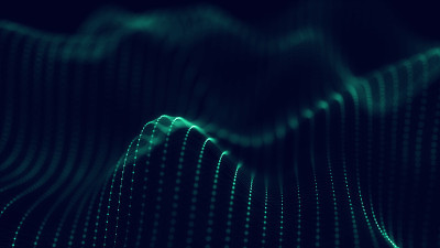 数字技术背景。抽象的连接。混合动力技术。大数据、人工智能、音乐hud。区块链和cryptocurre