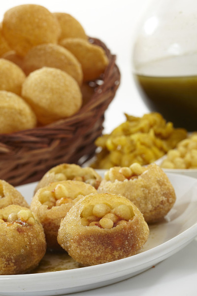 Panipuri, Golgappe，聊天食物，印度