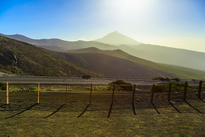 特内里费岛上的泰德火山景观
