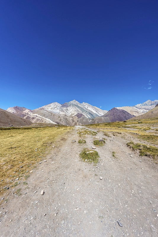 阿根廷门多萨安第斯山脉的阿空加瓜。