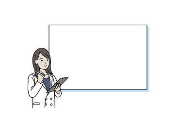 女医生在写病历插图