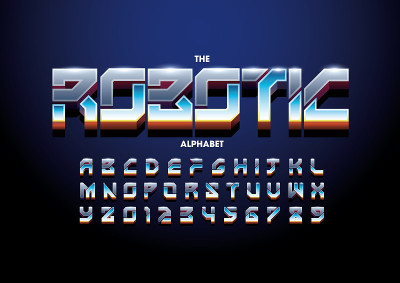 Stylized alphabet